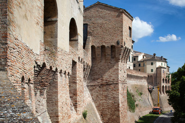 Jesi, Ancona, Emilia Romagna. Le Mura