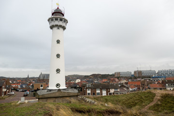 Fototapeta na wymiar lighthouse of egmond aan zee in the netherlands