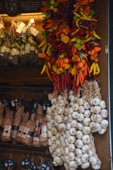 fruits and vegetables at the market