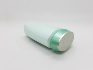 Blank Colorful Photo Realistic Plastic Beauty Cosmetic Health Skin Care Packaging Container for Package Design Mock Up in White Isolated Background