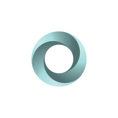 circle abstract logo design template