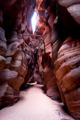 Buckskin Gulch Slot Canyon at Wire Pass Trail in Kanab, Utah
