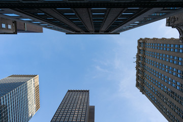Fototapeta na wymiar Midtown Manhattan Skyscrapers in New York City