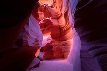Antelope Canyon X Slot Canyon in Navajo Nation Reservation near Page in Arizona