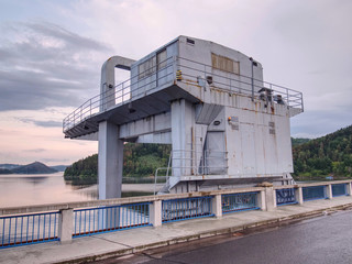 Part of dam building and device for daily service.