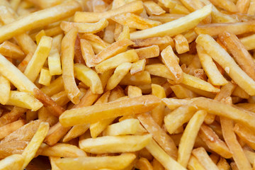 Closeup of frech fries