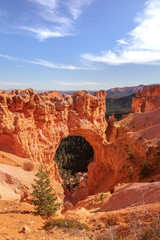 The Bryce Natural Bridge in Bryce Canyon National Park in Utah