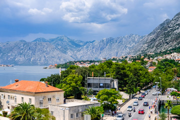 Obraz premium old town in mountains