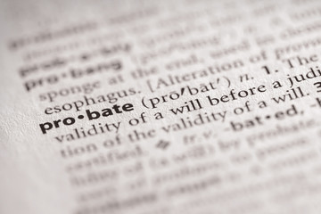 Dictionary Series - Probate