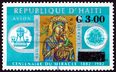 Postage stamp Haiti 1996 Patroness of Haiti