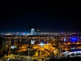 Belgrade at night