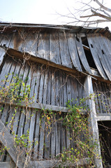 Fototapeta na wymiar abandoned barn