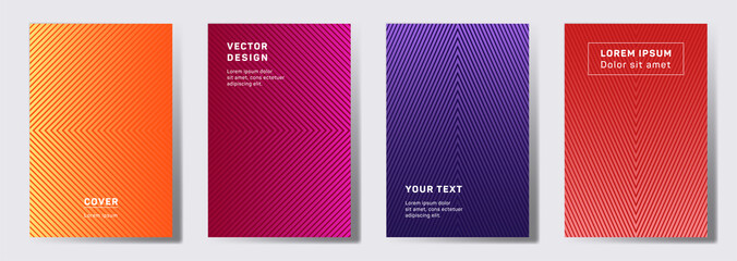 Geometric lines patterns with edges, angles.