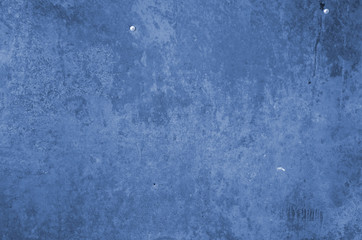 Grange wall texture for background. Classic Blue color. Color of the year 2020. Trendy color.