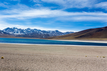 A beautiful view of laguna altiplanica