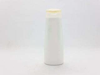 Blank Colorful Photo Realistic Plastic Beauty Cosmetic Health Skin Care Packaging Container for Package Design Mock Up in White Isolated Background