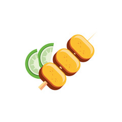 Isolated mexican potatoes vector design