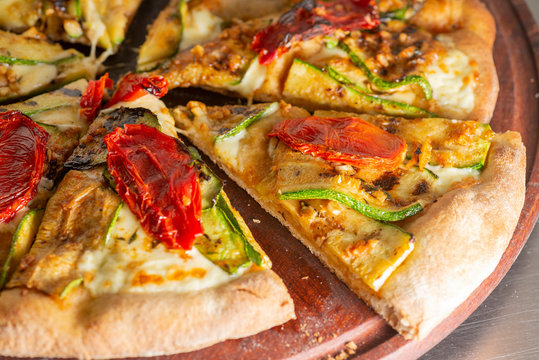 Pizza gourmet vetetales