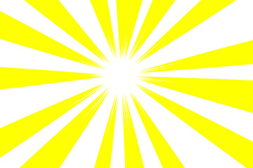 Yellow background ray pop art illustration retro light diffusing beautifully - vector illustration 