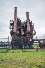 Fototapeta na wymiar Gas Works Park Seattle Washington