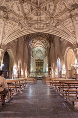 Obraz premium Inside a church of the city of Leon