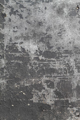 Old Weathered Dark Painted Concrete Wall Texture