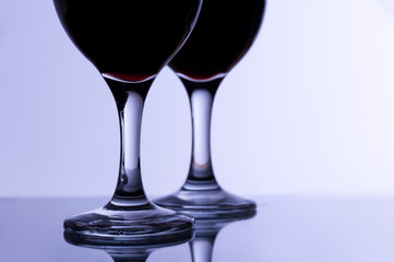 bottom of wine glass isolated. wine glass background