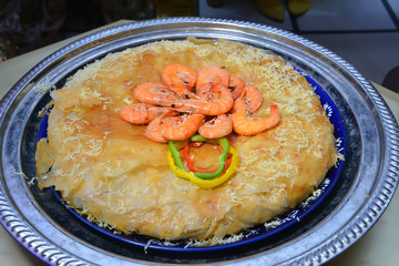 Moroccan Chicken Bastila One of the most famous food in Morocco
