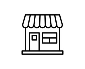 Shop line icon