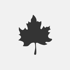 Canadian maple leaf icon vector for web and graphic design