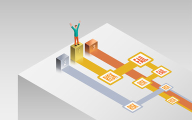 From Failure to Winner on First: The Triumph of Persistence on the Podium