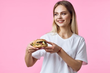 woman with cake