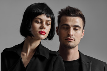 portrait of young couple