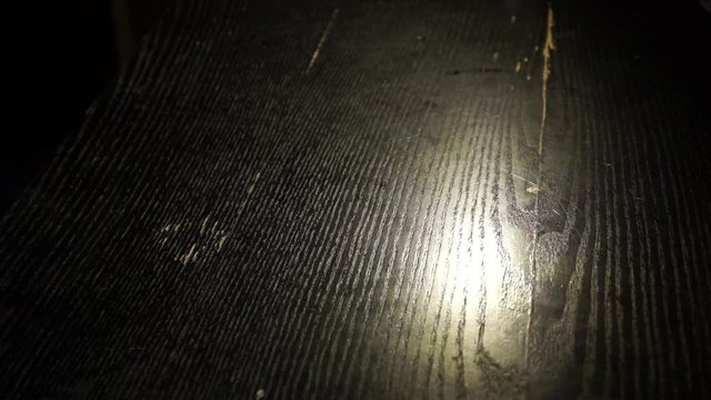 
Counting money in a dark room 