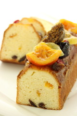 フルーツのパウンドケーキ