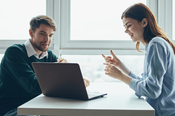 business people working in office