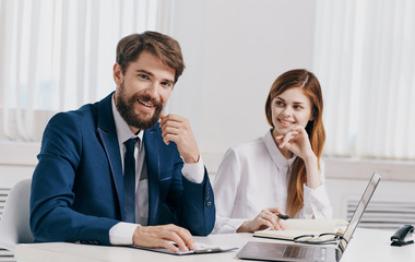 business people working in office