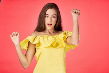 young woman with cup of tea