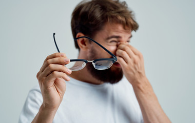 girl with glasses