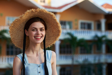 beautiful woman swimsuit beach island resort