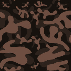 military camouflage seamless pattern