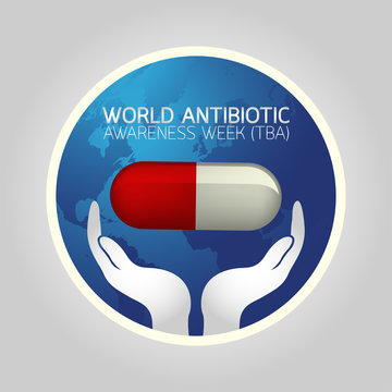 World Antibiotic Awareness Week (TBA) Icon Logo Vector