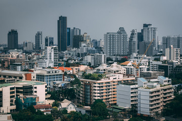Fototapeta na wymiar Cityscape view in Bangkok, Thailand