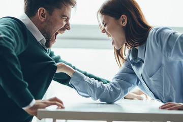 business people shaking hands finishing up a meeting
