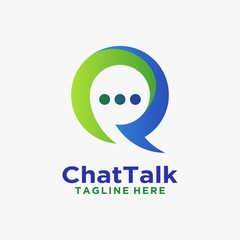 Creative chat logo design