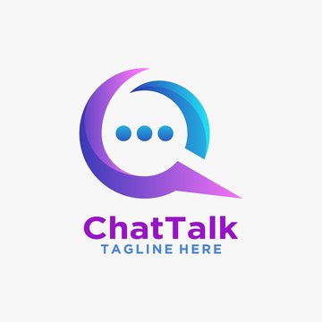 Creative chat logo design