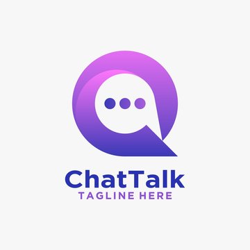 Creative chat logo design