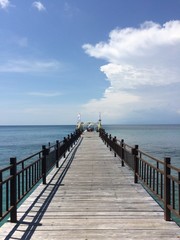 Obraz premium molo na morzu