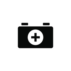 First aid kit icon vector