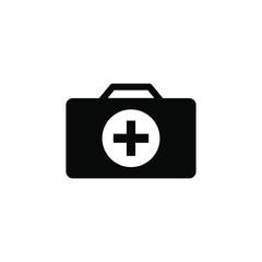 First aid kit icon vector